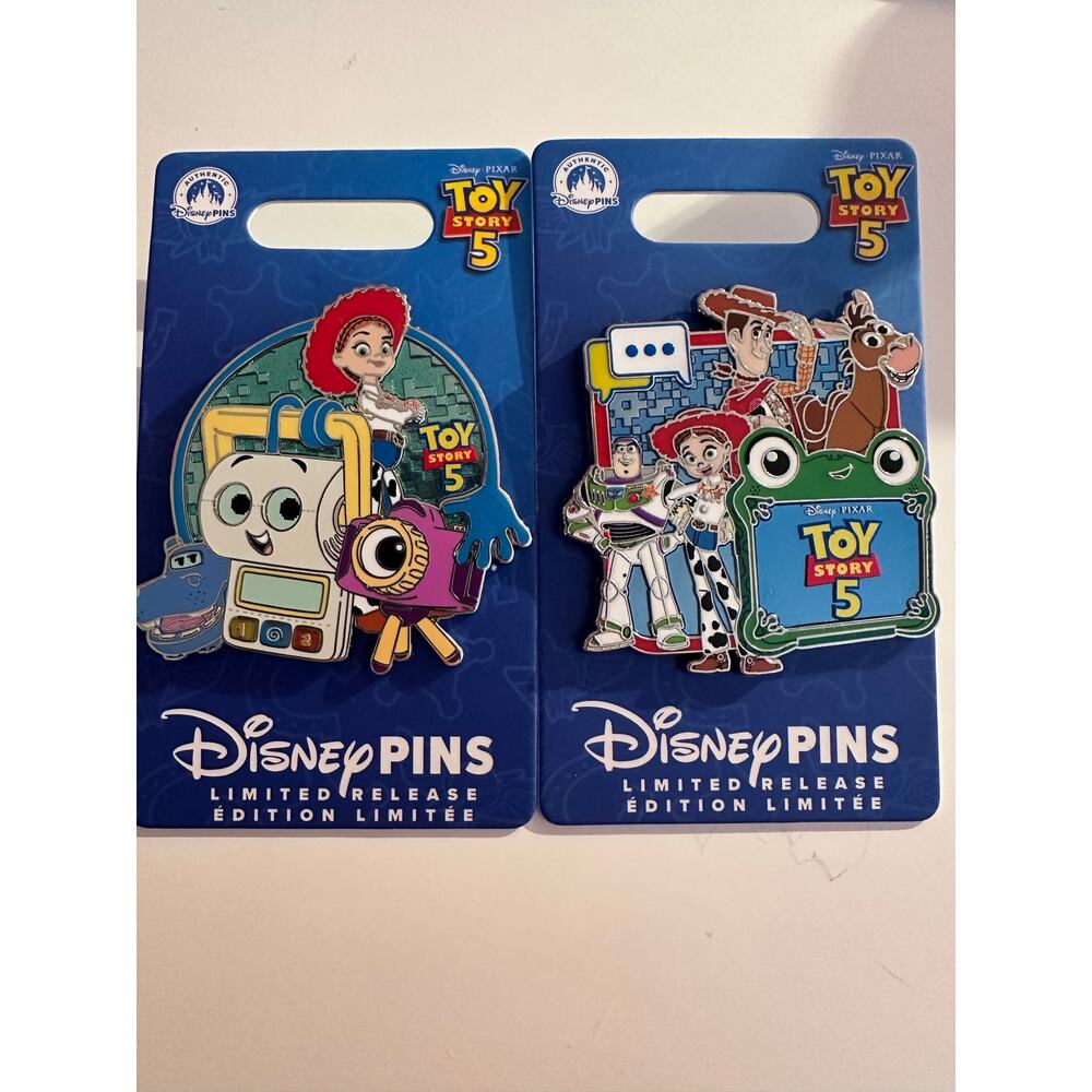 Disney Parks Toy Story 5 Limited edition Pins.